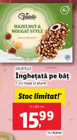 Lidl GELATELLI Înghețată pe băț Ofertă