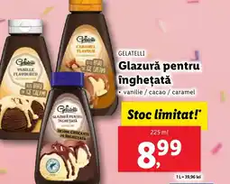 Lidl GELATELLI Glazură pentru înghețată Ofertă