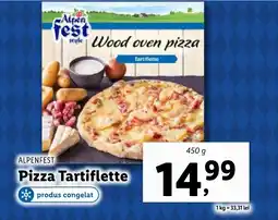 Lidl ALPENFEST Pizza Tartiflette Ofertă