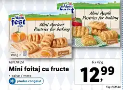 Lidl ALPENFEST Mini foitaj cu fructe Ofertă