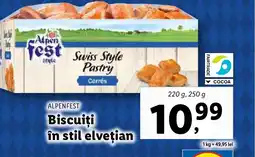 Lidl ALPENFEST Biscuiţi în stil elveţian Ofertă