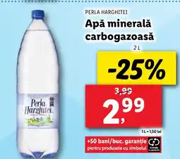 Lidl PERLA HARGHITEI Apă minerală carbogazoasă Ofertă