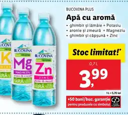 Lidl BUCOVINA PLUS Apă cu aromă Ofertă