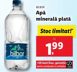 Lidl BILBOR Apă minerală plată Ofertă