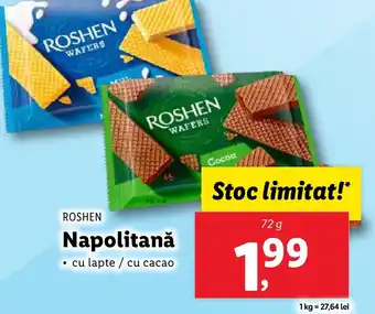 Lidl ROSHEN Napolitană Ofertă