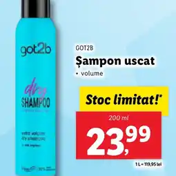 Lidl GOT2B Şampon uscat Ofertă