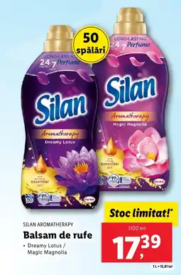 Lidl SILAN AROMATHERAPY Balsam de rufe Ofertă