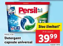 Lidl PERSIL 4 ÎN 1 Detergent capsule universal Ofertă