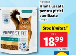 Lidl PERFECT FIT Hrană uscată pentru pisici sterilizate Ofertă
