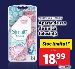 Lidl GILLETTE VENUS SIMPLY Aparat de ras de unică folosinţă Ofertă