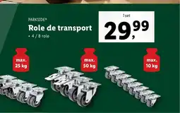 Lidl PARKSIDE Role de transport Ofertă