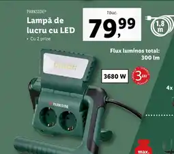 Lidl PARKSIDE Lampă de lucru cu LED Ofertă