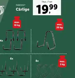 Lidl PARKSIDE Carlige Ofertă