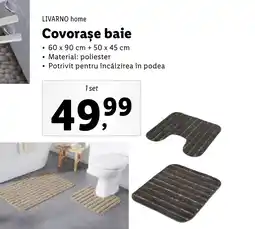 Lidl LIVARNO home Covorase baie Ofertă