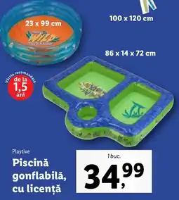 Lidl Playtive Piscinǎ gonflabilă, cu licență Ofertă