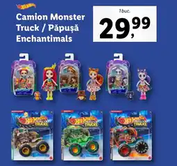Lidl Camion Monster Truck / Păpuşă Enchantimals Ofertă