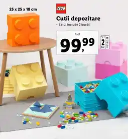 Lidl Cutii depozitare Ofertă