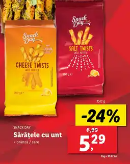 Lidl SNACK DAY Sǎrǎțele cu unt Ofertă