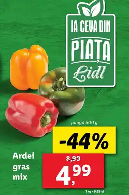 Lidl Ardei gras mix Ofertă