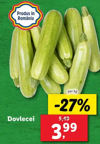 Lidl Dovlecei Ofertă