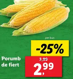 Lidl Porumb de fiert Ofertă