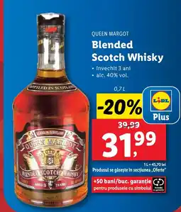 Lidl QUEEN MARGOT Blended Scotch Whisky Ofertă