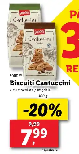 Lidl SONDEY Biscuiți Cantuccini Ofertă