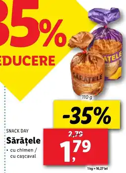 Lidl SNACK DAY Sărăţele Ofertă