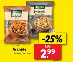 Lidl ALESTO Arahide Ofertă
