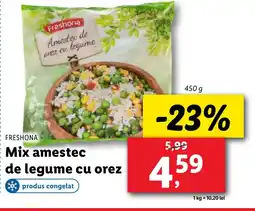 Lidl FRESHONA Freshona Amestec de orez cu legume Ofertă
