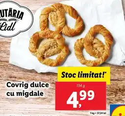Lidl Covrig dulce cu migdale Ofertă
