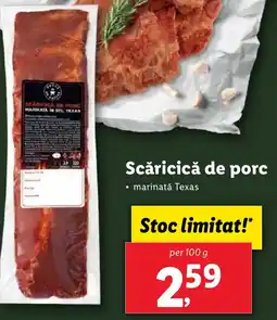 Lidl Scăricică de porc Ofertă
