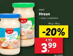 Lidl ΚΑΝΙΑ Hrean Ofertă