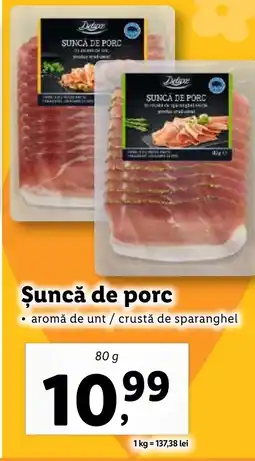 Lidl Deluxe Şuncă de porc Ofertă