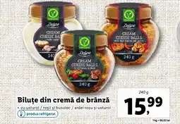 Lidl Deluxe Biluţe din cremă de brânză Ofertă