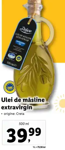 Lidl Deluxe Ulei de măsline extravirgin Ofertă