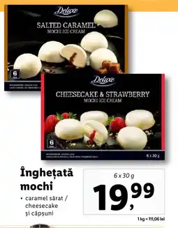 Lidl Deluxe Îngheţată mochi Ofertă