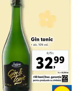 Lidl Deluxe Gin tonic Ofertă