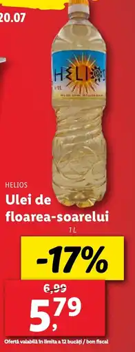 Lidl HELIOS Ulei de floarea-soarelui Ofertă