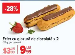 Carrefour Ecler cu glazură de ciocolată x 2 Ofertă