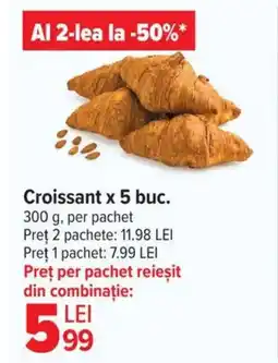Carrefour Croissant x 5 buc. Ofertă