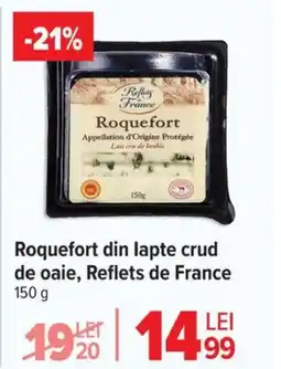 Carrefour Roquefort din lapte crud de oaie, Reflets de France Ofertă