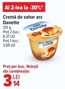 Carrefour Cremă de zahar ars Danette Ofertă