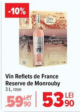 Carrefour Vin Reflets de France Reserve de Monrouby Ofertă