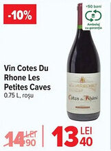 Carrefour Vin Cotes Du Rhone Les Petites Caves Ofertă