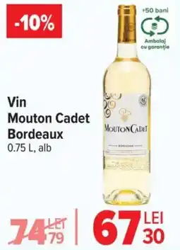 Carrefour Vin Mouton Cadet Bordeaux Ofertă