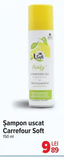 Carrefour Şampon uscat Carrefour Soft Ofertă
