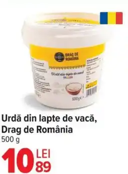 Carrefour Urdă din lapte de vacă, Drag de România Ofertă