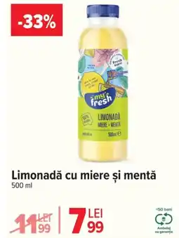 Carrefour Limonadă cu miere şi mentă Ofertă