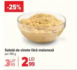 Carrefour Salată de vinete fără maioneză Ofertă